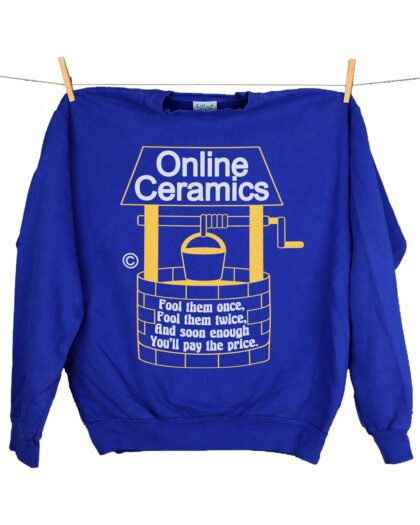 Online Ceramics Fool Me Once Heavy Fleece