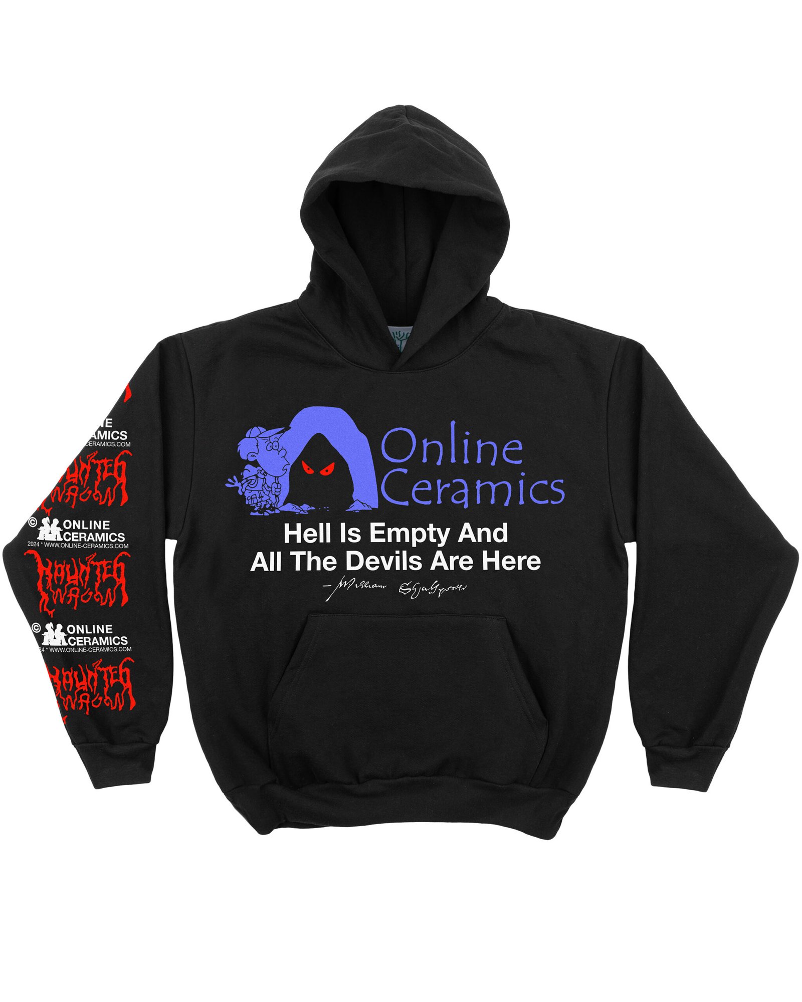 Online Ceramics William Shakespeare Hoodie