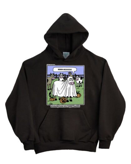 Online Ceramics Drinking Milk Isn't Super Natural Hoodie