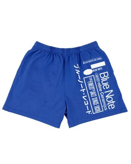 Online Ceramics lue Note “Obi Strip” Shorts