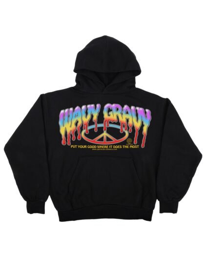 Online Ceramics Wavy Gravy Logo Hoodie