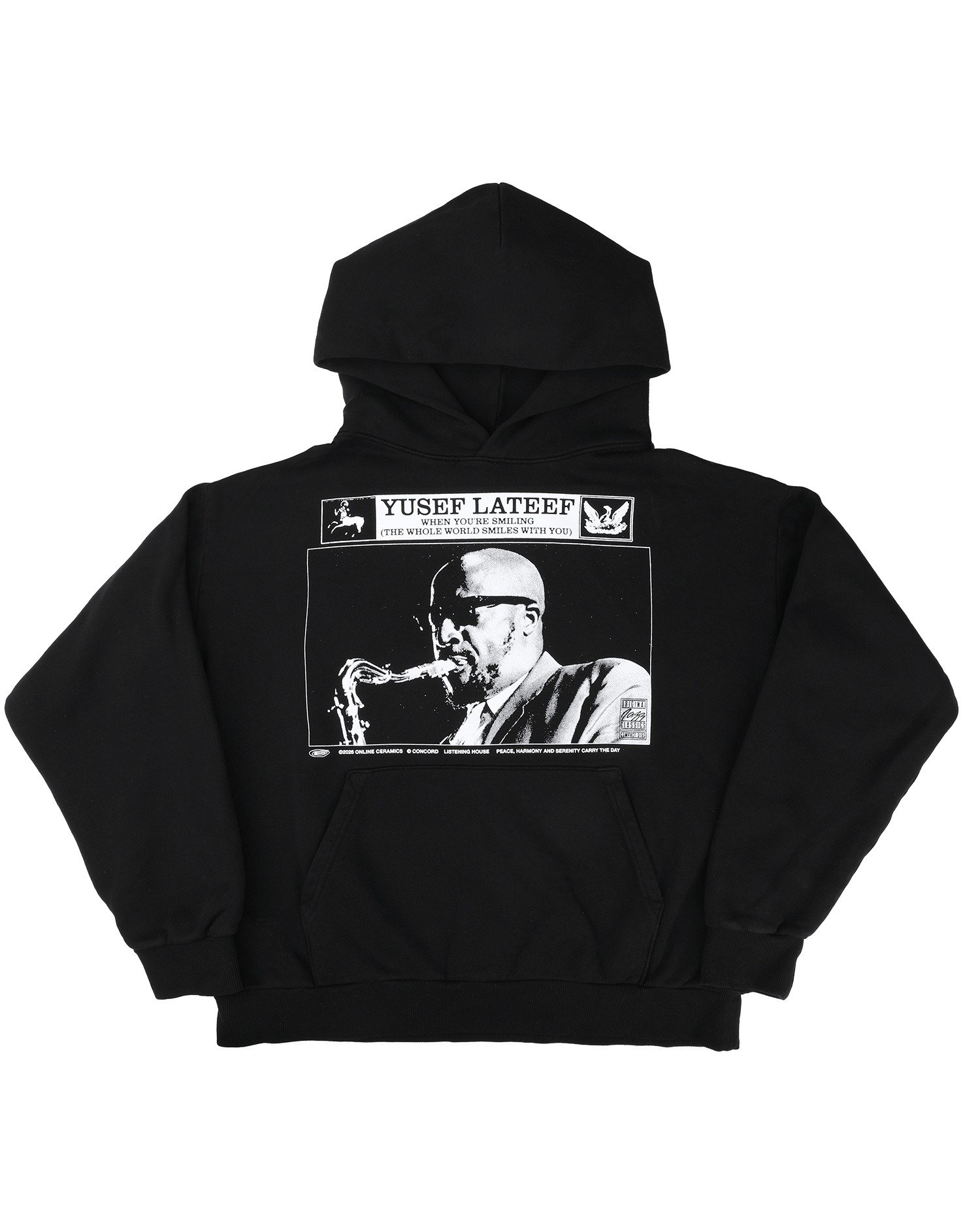 Online Ceramics Yusef Lateef "When You're Smiling" Hoodie